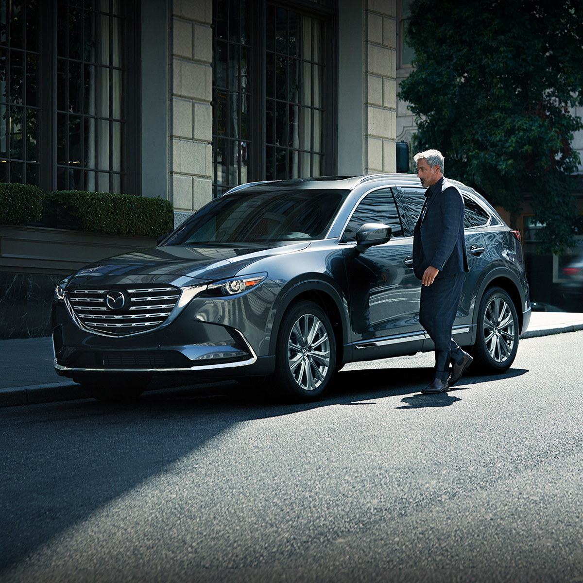2021 Mazda CX-9 parallel parked