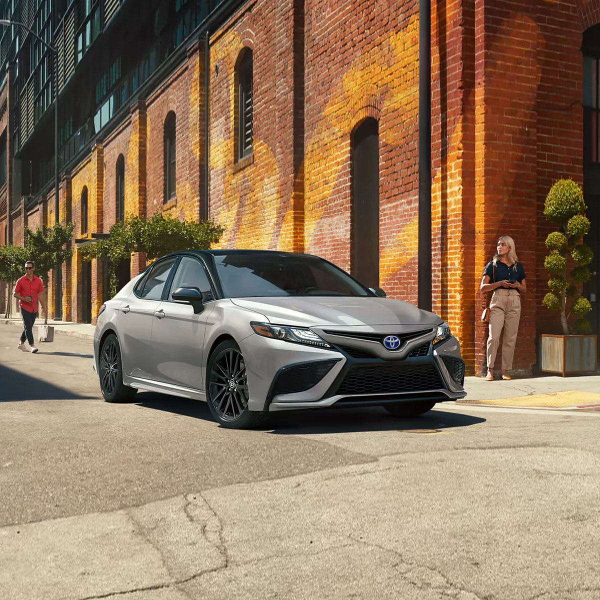 2022 Toyota Camry parked in a large garage